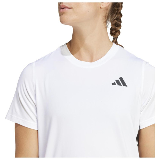 Adidas Γυναικεία κοντομάνικη μπλούζα Train-Essentials 3-Stripes Workout Tee Adidas Γυναικεία κοντομάνικη μπλούζα Train-Essentials 3-Stripes Workout Tee